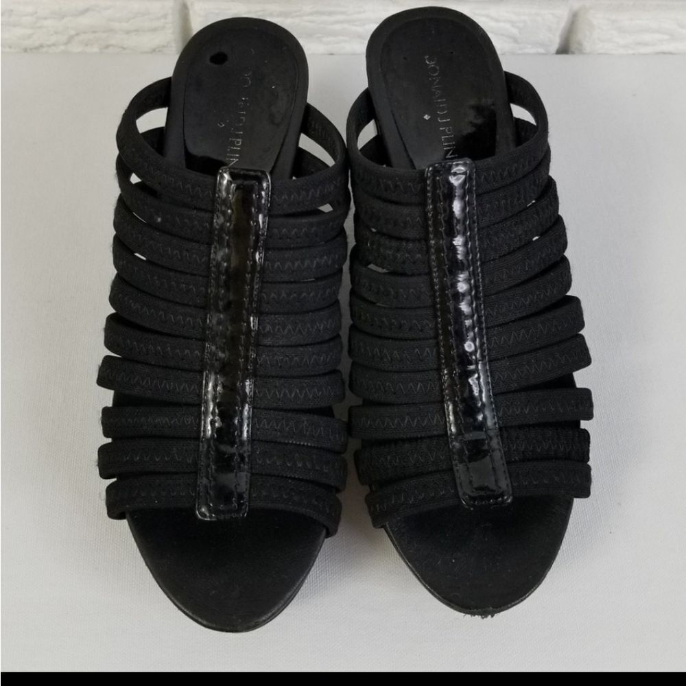 DONALD PLINER sandal wedges 7 1/2